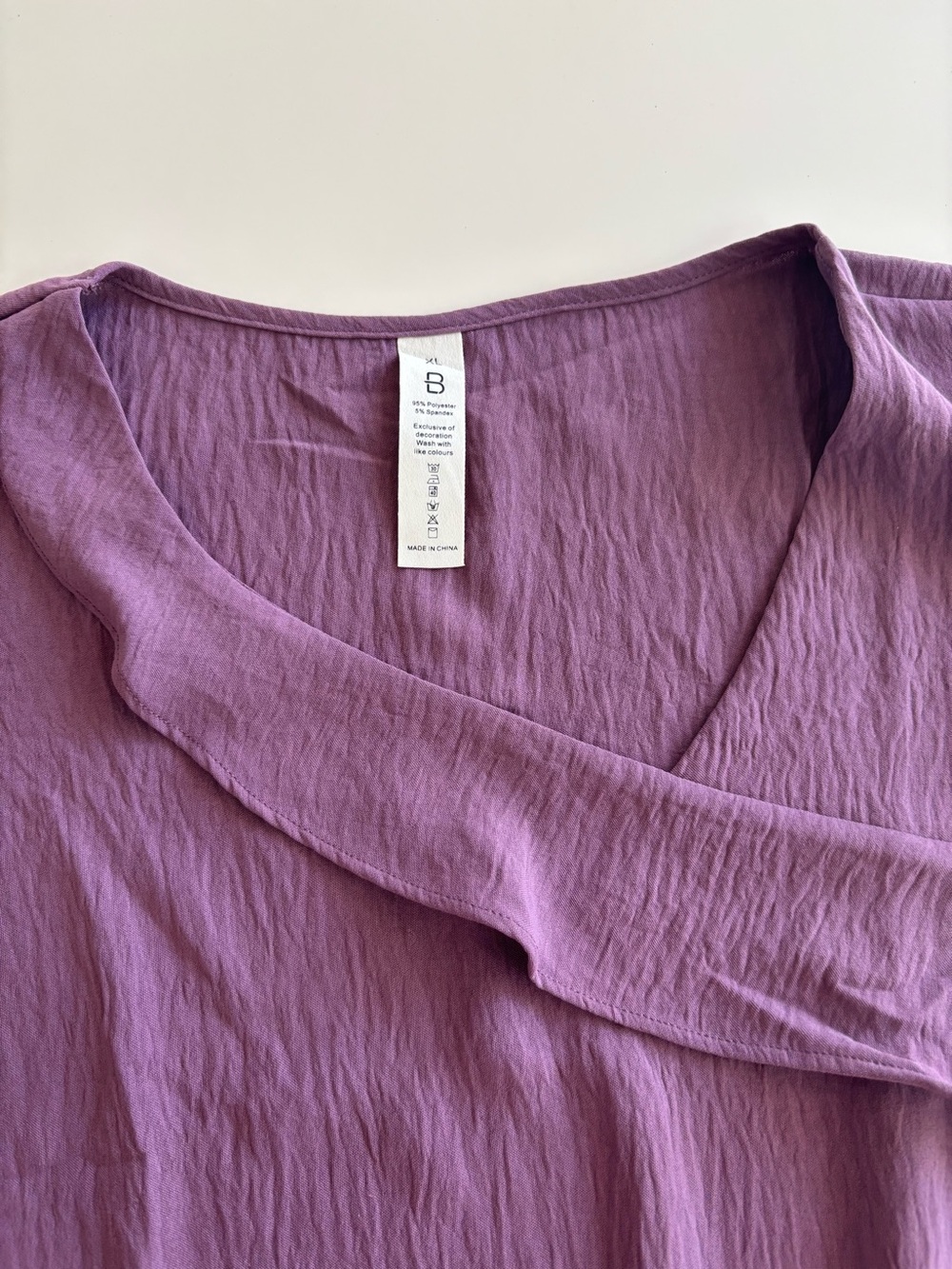 B Women’s Top XL - Muted Purple